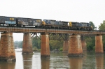 CSX NB freight switching at Cayce yard